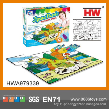 Interessante Puzzle Desenho Toy Kids Puzzle Papelaria Set